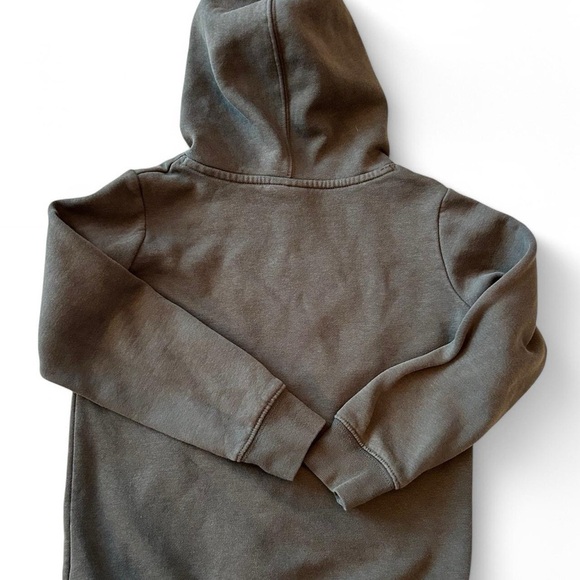 Hunter Green Nike Hoodie/ Camo Swoosh - Size M 5/6 Year- - Picture 4 of 4